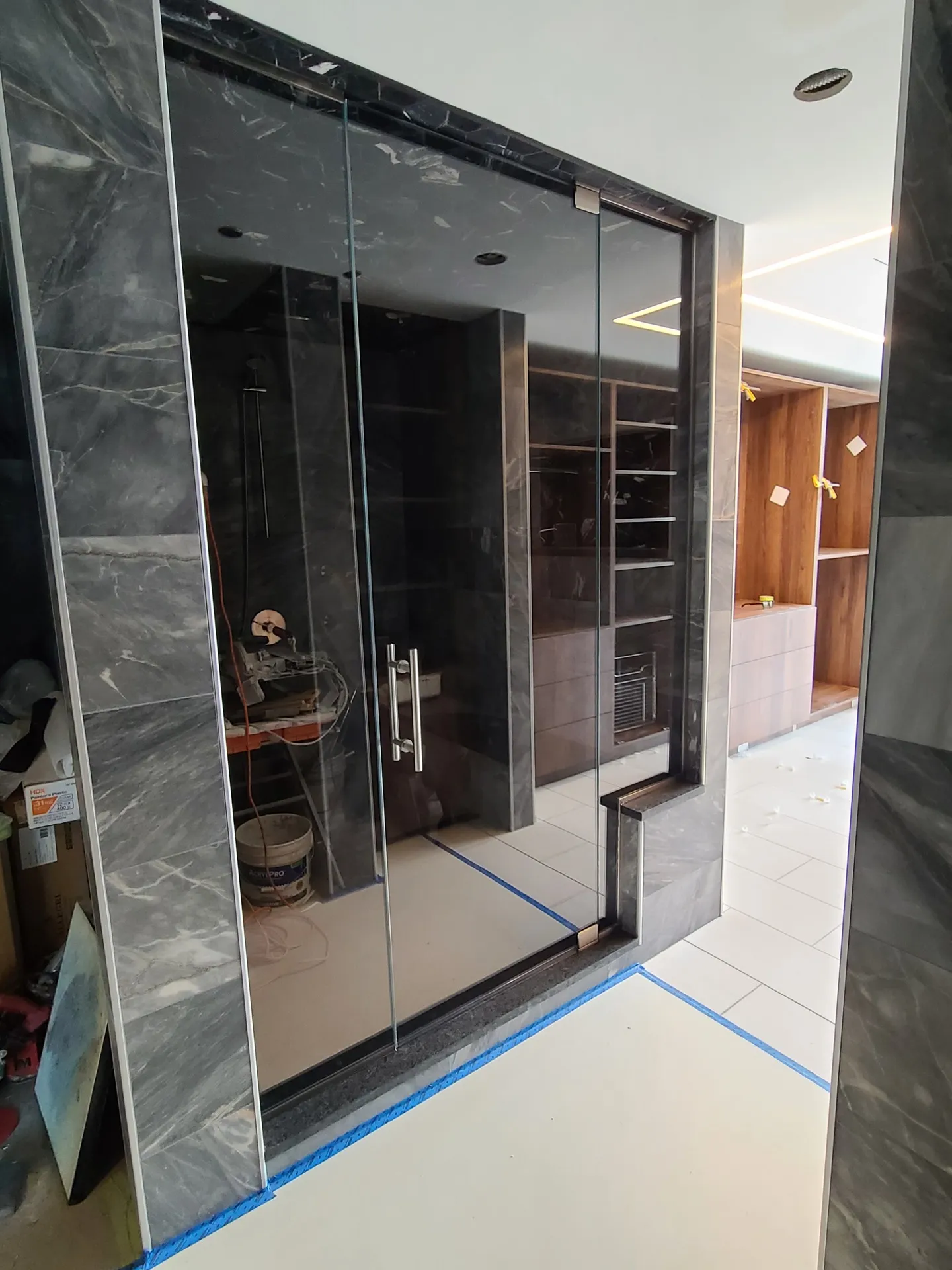 Privacy Glass Shower Doors