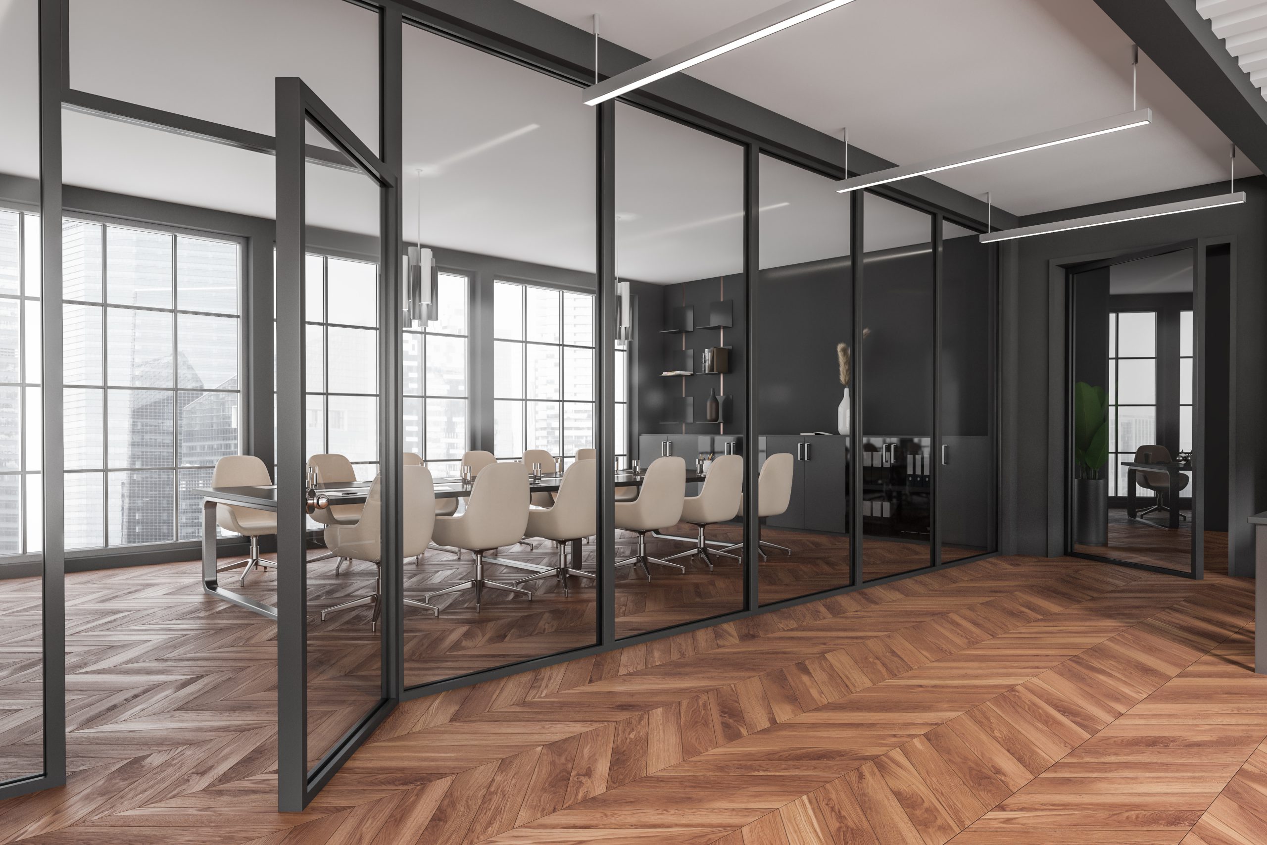 interior glass doors for office