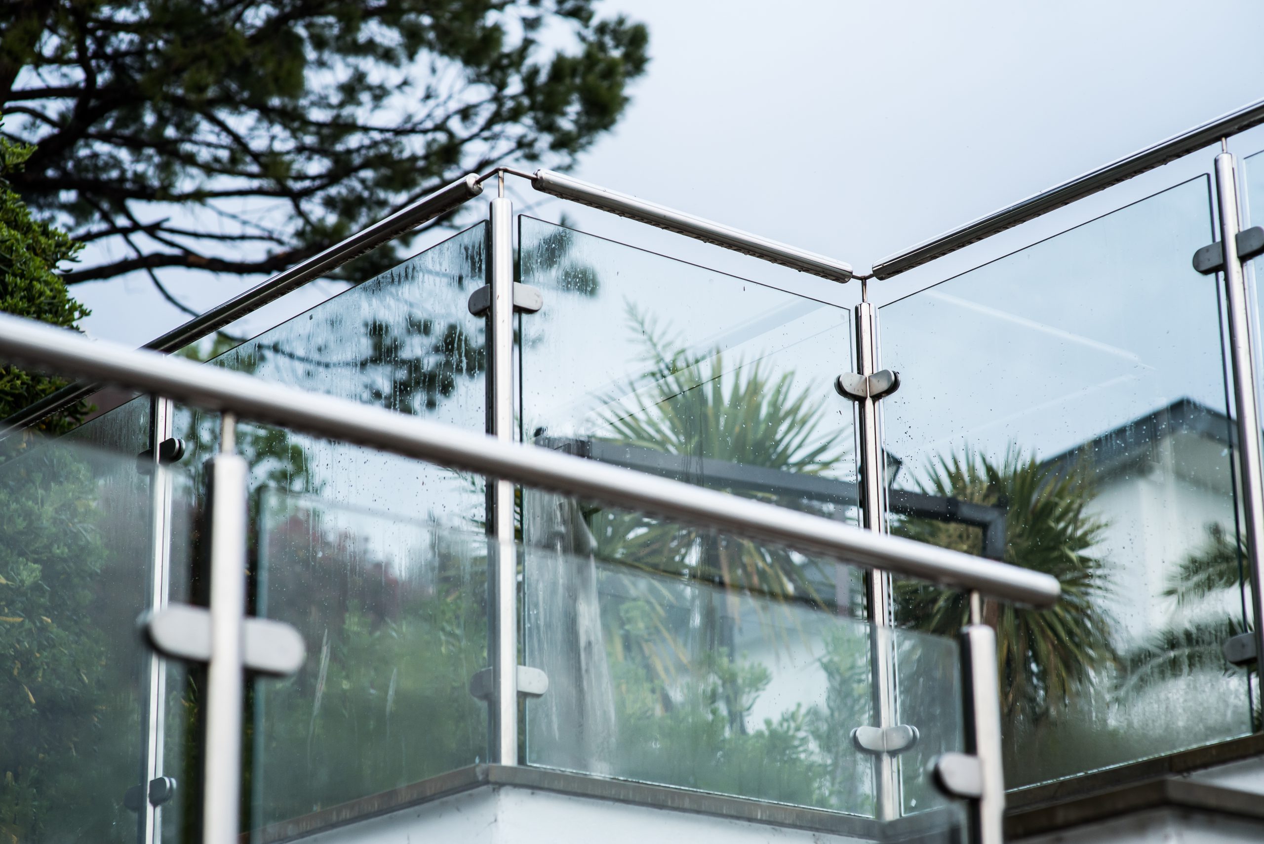 Glass Railing Design For House Front