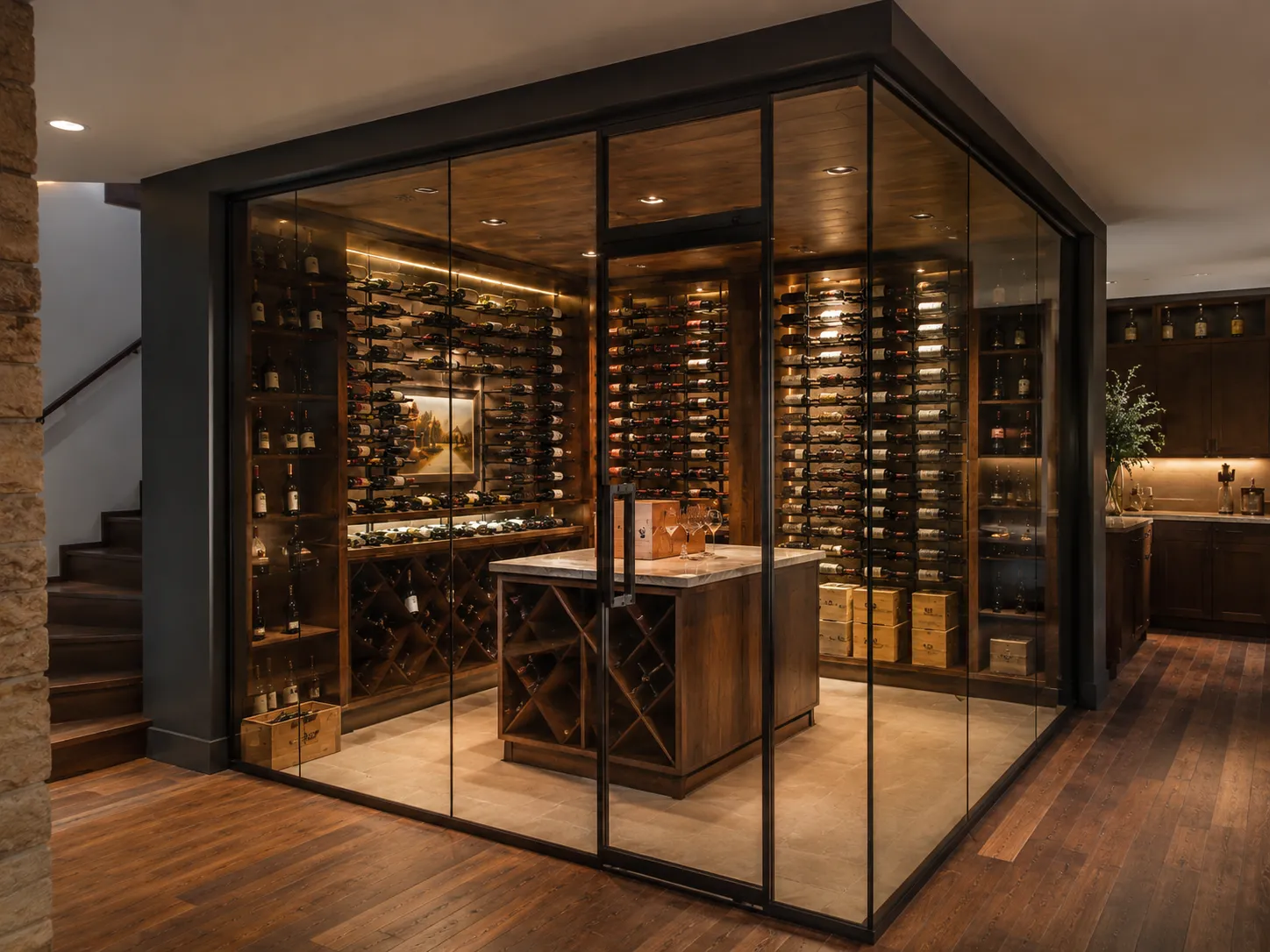 Glass Wine Cellar Cost