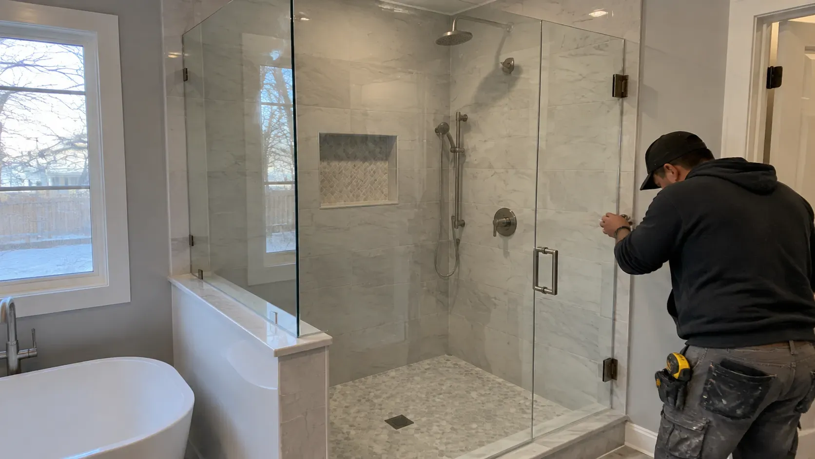 Are Shower Doors Made of Tempered Glass